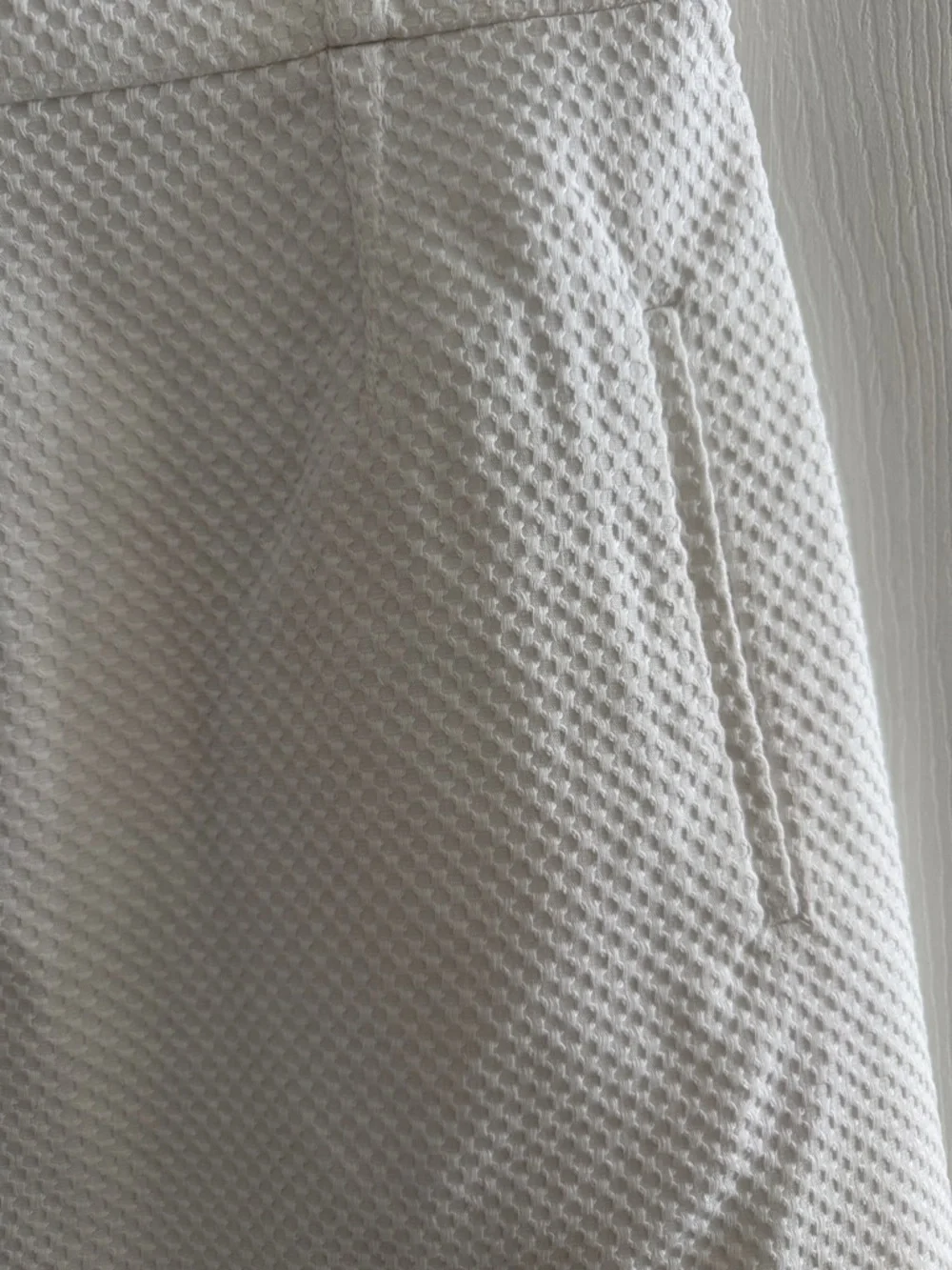 TORY BURCH White Cotton Stretch Pique Sleeveless Square Neck Dress Sz 4